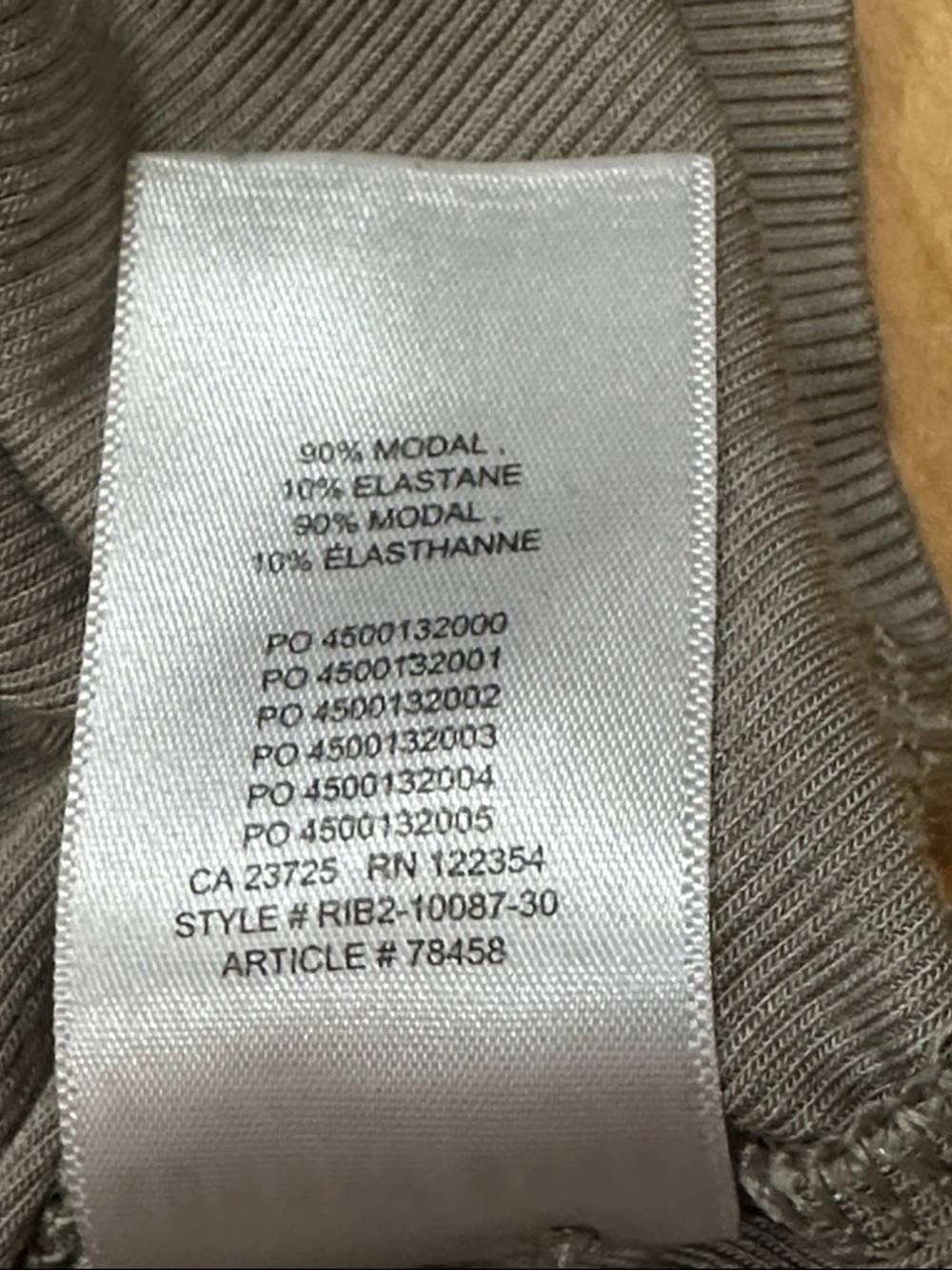 Sunday Best Grey Button-Front Ribbed Crop Top - Picture 7 of 7